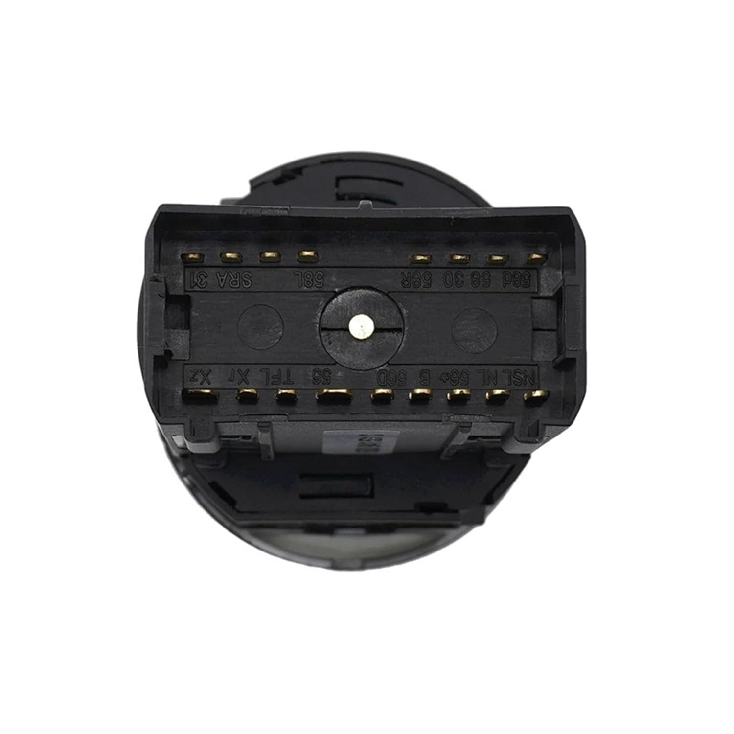 Fog Light Switch Compatible with Sharan for Polo 2002-2007 2008 2009 6Q0941531C Car Headlight Headlamp Switch Fog Light Control Switch Rotary Button