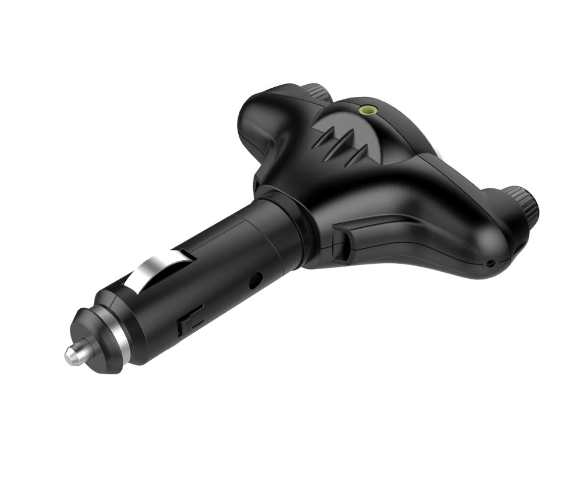 YONGYAO Bt08 Big Eyes Doble Cabeza Bluetooth 180 ° Rotación Coche Cargador
