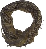 pañuelo hombre bordado Medida: 110x110cm (43 "x43") Mil-Tec Pañuelo Oliva/Negro