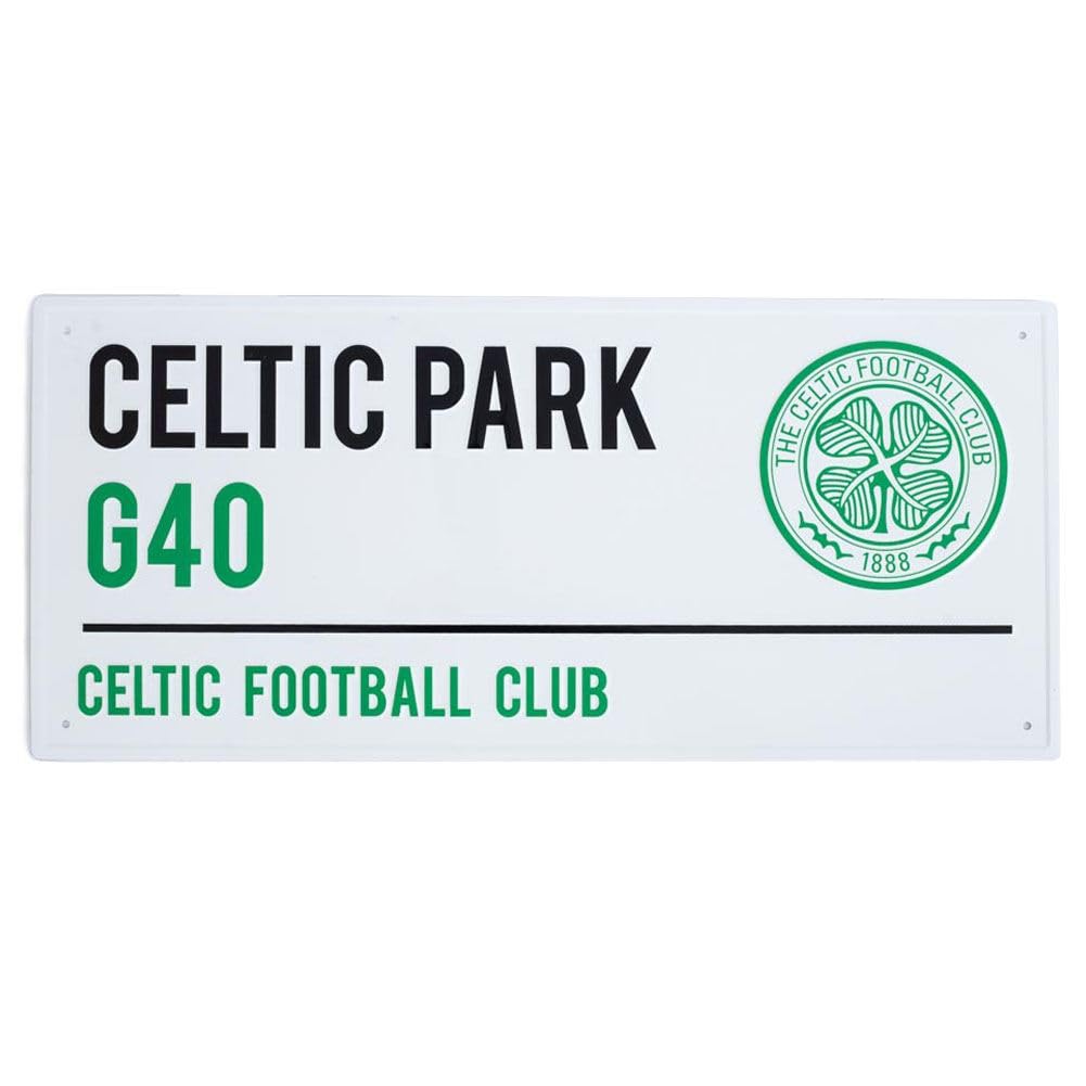 Celtic FC Cartel de calle blanco