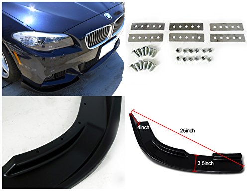 AUTOZENSATION Front Lip Canard Flipper Splitter Body Kit, Universal Black Polypropylene