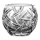 Lieferung 1 Vase CRISTALICA Kugelvase Schleuderstern 9,5cm