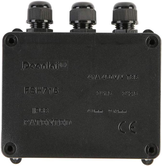 Gezichta Max 50 Off Outdoor Junction Box Ip68 Waterproof 3 Way Electrical
