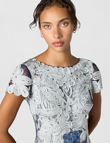 Image of JS Collections Women's Jackie Soutache Midi Dress