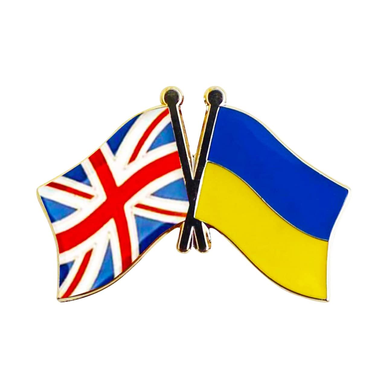 MARSPOWER Ukraine Brooches Ukrainian Flag Banner Icons Pins Badge Decoration Brooches Metal Badges For Clothes Backpack Decoration - U.K