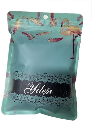 Miniatura 6 de Yilen Máscara de látex unisex con capucha de látex abierta para nariz y barbilla, máscara de goma de látex