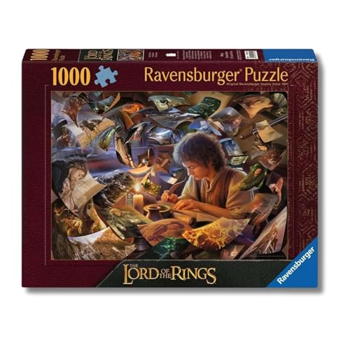Ravensburger - Puzzle 1000 Pezzi Il viaggio di Frodo, Puzzle Adulti 70x50cm