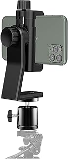 SUBTON Tripod Ball Head With 360 Degree Mobile Holder for Camera Mobile Stand Clip Bracket (Ball Head+360 Mobile Holder) Price In India