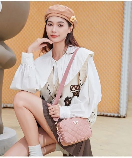 Crossbody Bags for Women Trendy Small Purse Shoulder Handbag Satchel Camera Bag Camera Pouch | Trendy, Small, Camera Pouch - Image 3