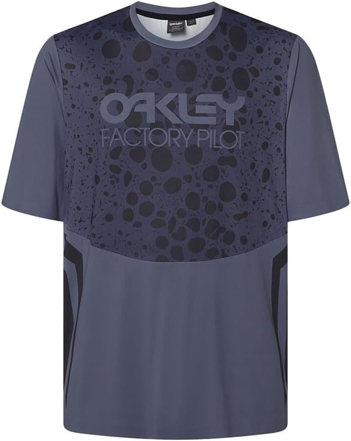 Oakley Maillot manga corta Maven Rc, negro (Black Frog)