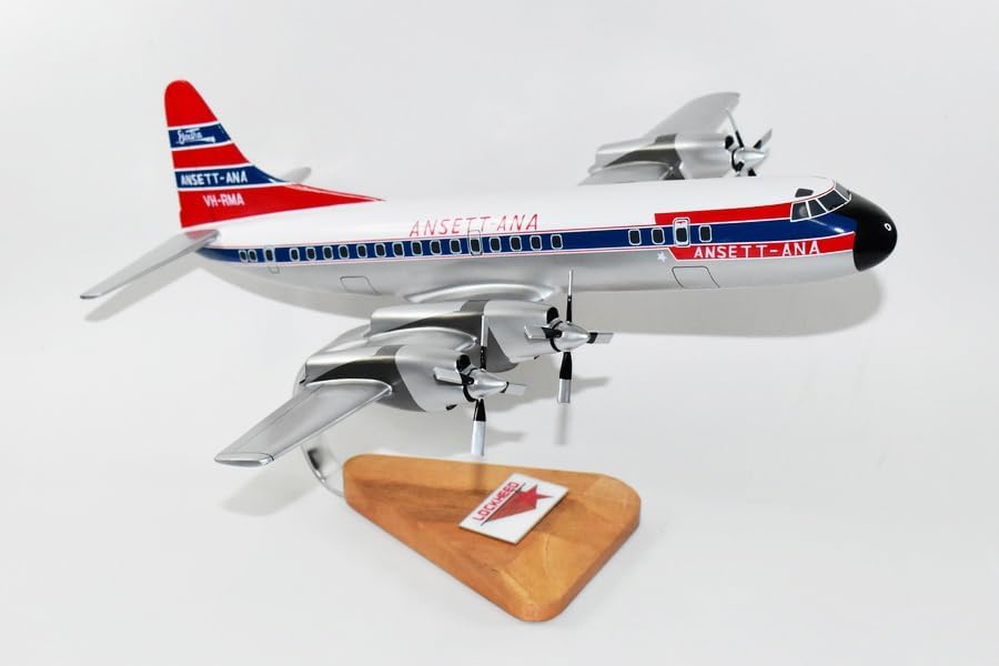 Lockheed Martin® L-188C Electra, Ansett ANA 1970, 18-inch Mahogany Model
