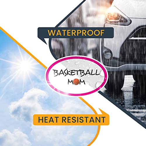 Magnet Me Up Basketball Mom Sports Pink Oval Magnet Decal, 4X6 Inches, Heavy Duty Automotive Magnet For Car Truck Suv #TOP5