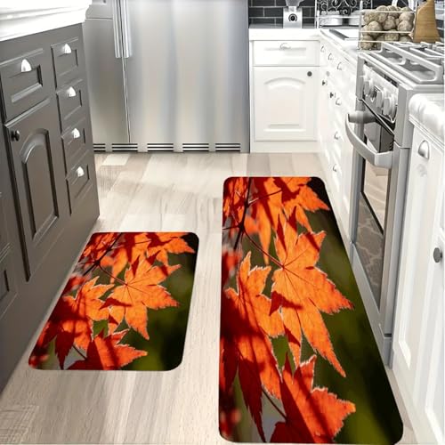 Alfombrillas de cocina antideslizantes e impermeables con soporte acolchado resistente 5