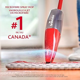 Vileda 1-2 Spray Max Mop 650 ML Mocio in microfibra con spruzzatore, mocio per pavimenti senza secchio, adatto a tutti i tipi di pavimenti, panno in microfibra riutilizzabile.