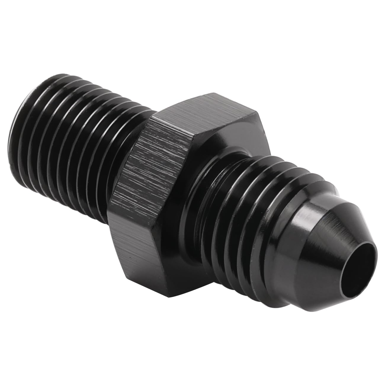 Pair Of M10x1.0 Male Flare Brass Fittings - Metric Hex Head Plug For Fuel/Gas