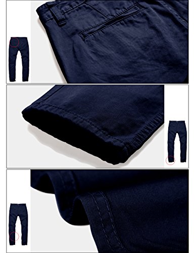 Image of Match Mens Regular-Fit Casual Flat Front Chino Pants