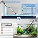 AQQA Upgraded DC 18W Electric Aquarium Vacuum Gravel Cleaner, Anti-Clog Pre-Filter Design, 7-in-1 Multifunctional Fish Tank Cleaning Kit for Dirt Removal, Water Change, Sand Washing, Turtle Shower