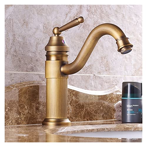 Robinet de lavabo de salle de bains rétro pour maison ancienne
