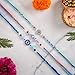Eximious India Set of 3 Rakhi For Brother With Card Evil Eye Rakhi Set For Raksha Bandhan Designer Rakhi Thread for Bhaiya