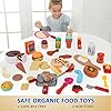 51amjf4hcnl - Deluxe 50-Piece Kids Pretend Play Food Set - Interactive Kitchen Tools & Gourmet Toy Assortment for Imaginative Play - kids pretend play food set