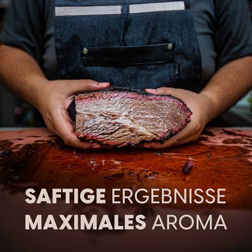 HOLY SMOKE® USA Butcher Paper 44 cm x 28 m Rolle - Metzgerpapier zum Grillen für saftiges Fleisch durch Low & Slow BBQ - Made in USA