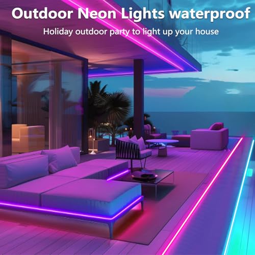 Luces de cuerda LED RGB flexibles de 16.4 pies miniatura 6