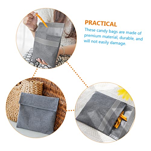 Bolsa de bocadillos para sándwich Cabilock de 4 piezas reutilizable para almacenamiento de pan 6