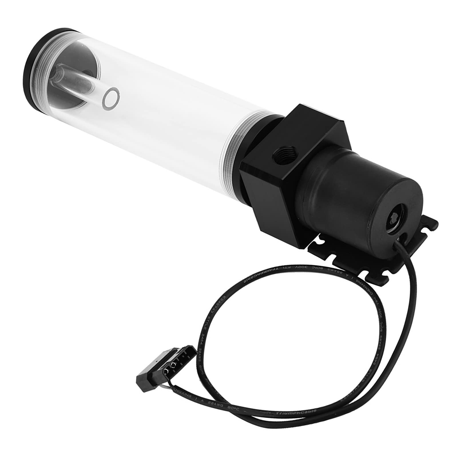 Zunate Zintegrowany Akrylowy Zbiornik Chłodzący wodę PC |Zbiornik Cylindra 210 Mm z pompą 19 W i Portami G1/4 do Niestandardowego Układu Chłodzenia cieczą Procesora (160 mm)
