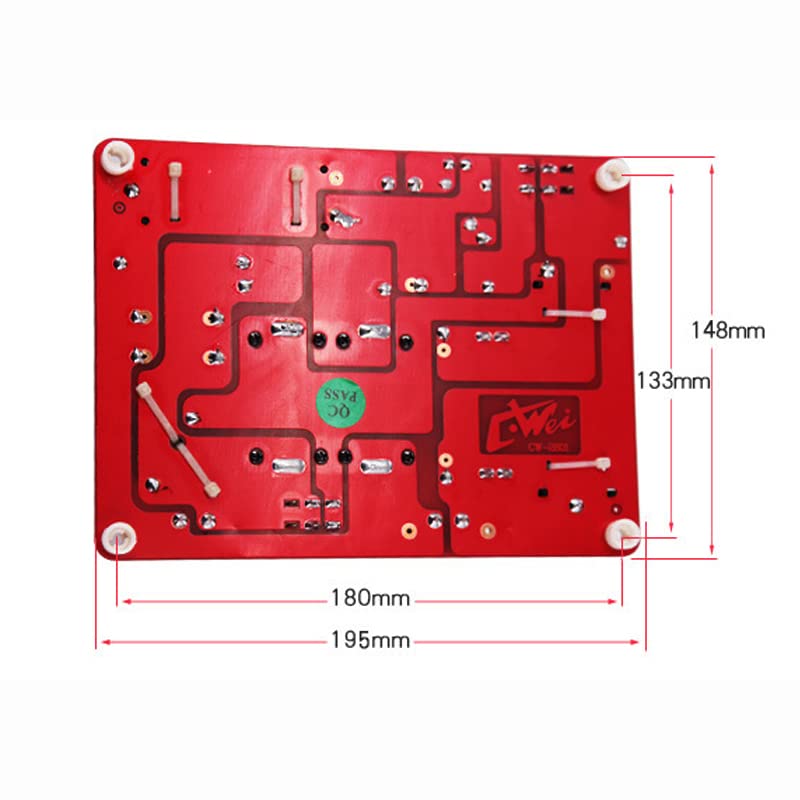 JINGERL 400W Strong Power Active Speakers Filter Tweeter Bass 2 Way Audio Crossover Board Frequency Adjustable Frequency Divider (Size : 2 Pieces)