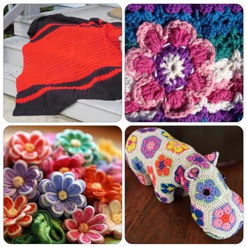 Image of PATIKIL 10 Rolls Latch Hook Yarn, Latch Hook Kit Yarn Precut Hook Rugs Yarn Crochet Colorful for Latch Hook Rug Adults Beginners, Green Tone