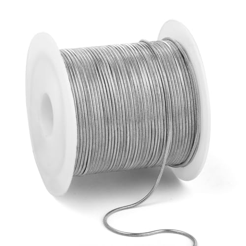 Cadikez 33 feet stainless steel snake chain bulk image