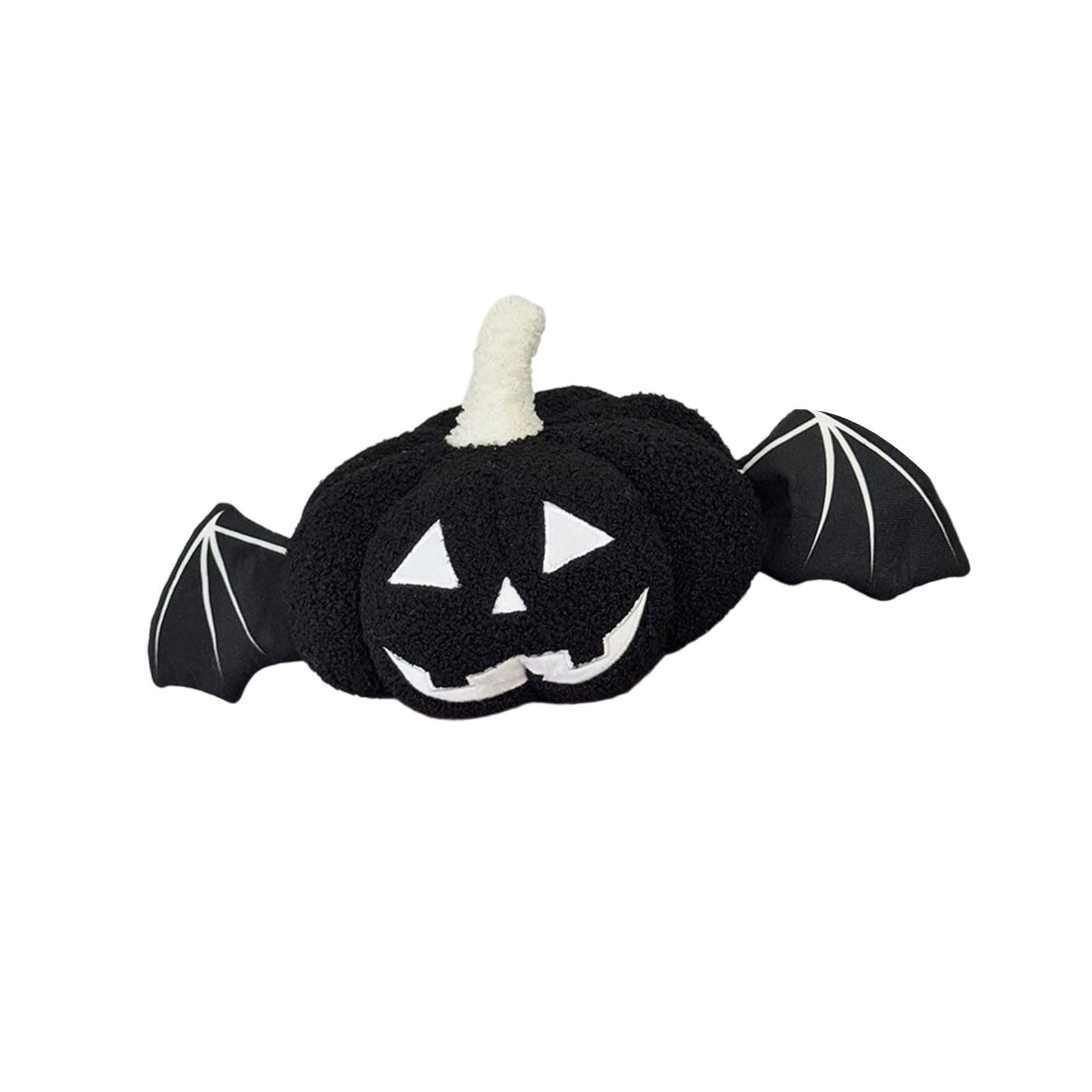 HZBB Seasonal Gourd Pillow Halloween Accent Stuffed Cushion for Bedroom Couch Celebration Decoration Soft Pumpkin Throw Pillow