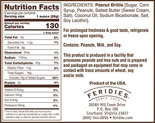 FERIDIES Virginia Peanut and Confection Sugar 'N Nuts Gift Assortment