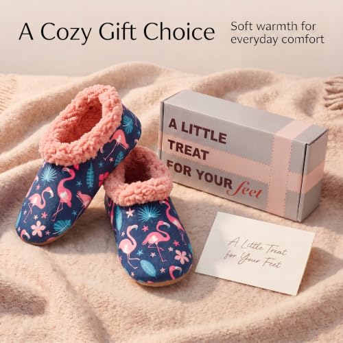 Image of The Metluks Womens Slippers Indoor Soft Sole Slipper Socks | Fuzzy sherpa lining, warm winter comfort, non slip grippers, flexible feel, washable, cozy home wear