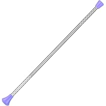 Batons For Twirling Stainless Steel Twirling Baton With Non slip Grip White Batons For Gymnastics Performance Dance Training School Activities