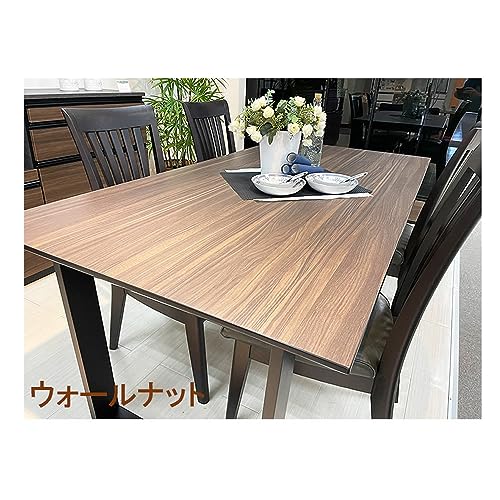 アルファタカバ ダイニングテーブル 4人用 150cm ダイニング 4人掛け 食卓テーブル 4人用 ダイニングテーブル 150 国産 日本製 【2梱包】フォーリー 2本脚(ウォールナット)