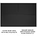 AXIESO Silicone Drip Mat - 1/2 Inch Thick, Heat-Resistant and Food Safe - Counter Top, Coffee Bar or Restaurant - Drying Mat for Glasses - 18x12 Inches