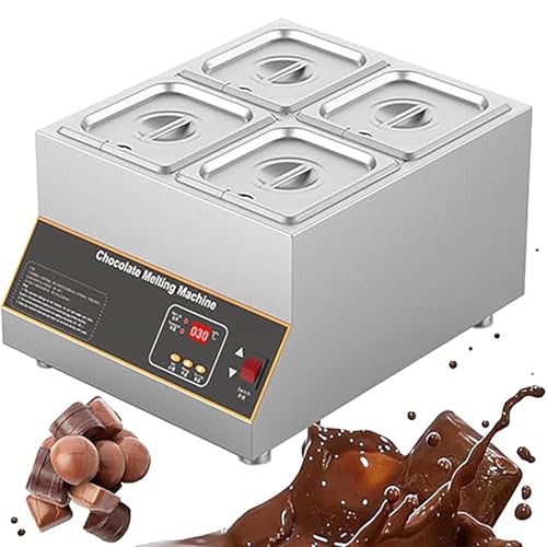 Máquina eléctrica para derretir chocolate 500W acero inoxidable