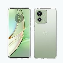 MoreFit Hard PC for Moto Edge 40 5G, Shockproof Hard Unbreakable Glass TPU Crystal Clear Back Cover Case for Moto Edge 40 5G