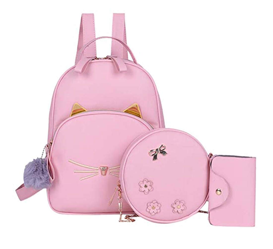floki Fashion Girls 3-Pcs Fashion Cute Mini Leather Sling Bag, Sling & Pouch Set For Womens/Girls (Baby Pink), Small Size (B08HJKQY5Q) Amazon Price History, Amazon Price Tracker