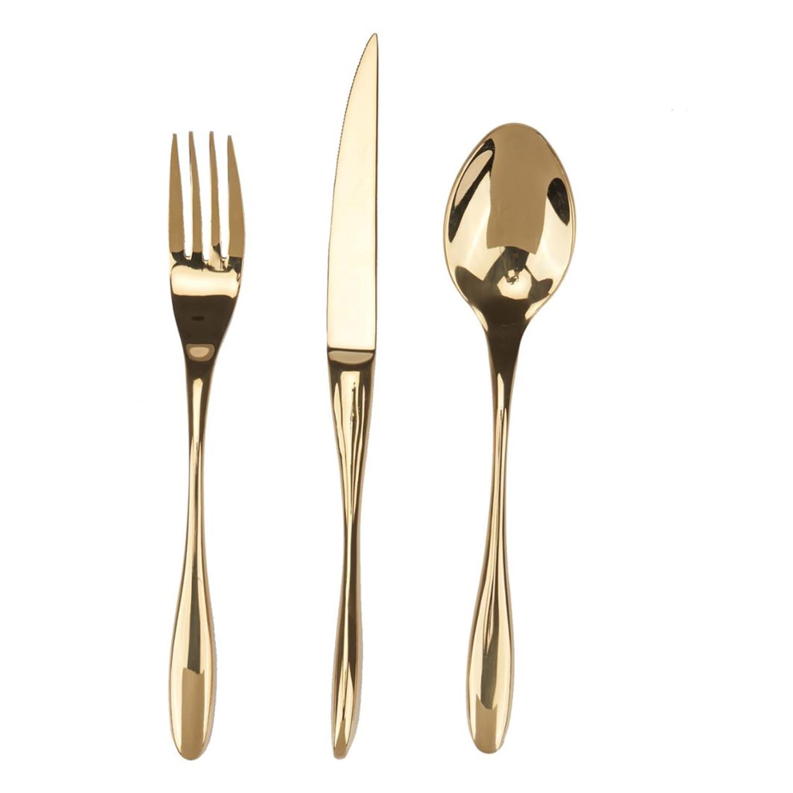 Party 18/10 Eco Friendly Acciaio Inox Posate Set Oro Cena Coltello Forchetta Cucchiaio Cucina Stoviglie Set di Stoviglie 4 Pezzi/Set Eccezionale