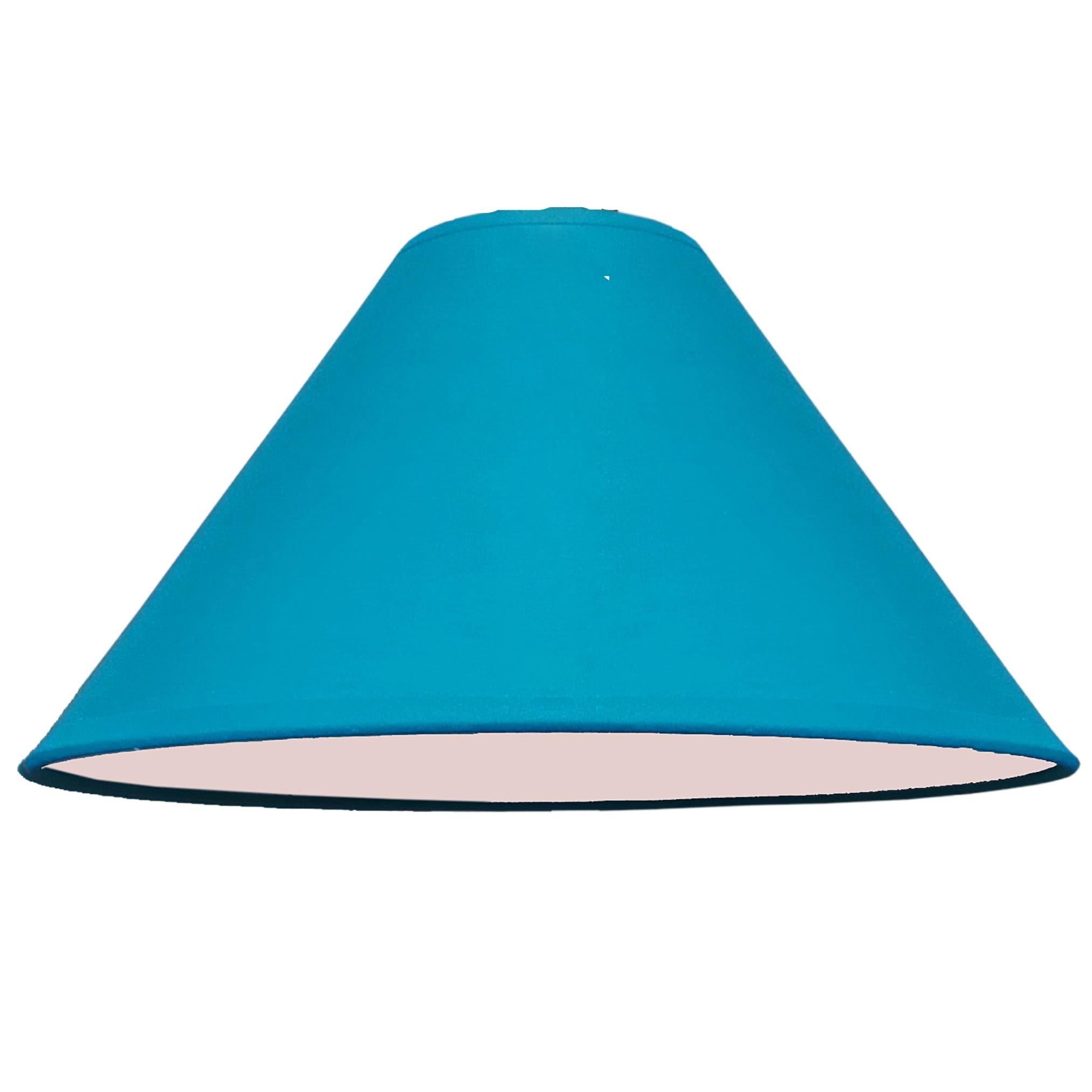 Loxton Lighting Blue Empire Cotton Coolie Lamp Shades For Table Lamps And Pendant Ceiling Lights - 30Cm Dia Cream (Blue)