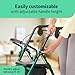 Medline Steel Rollator Walker for Adult Mobility Impairment, Green, 350 lb. Weight Capacity, 8” Wheels, Foldable, Adjustable Handles, Rolling Walker for Seniors