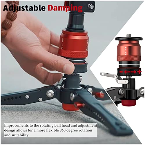 IFOOTAGE Cobra 3 Base-P,Portable Tabletop Mini Tripod Mount with Pedal Locking Control,Quick Release Platform,Max Load 17.6 lbs by IFOOTAGE - Used condition - Image 5