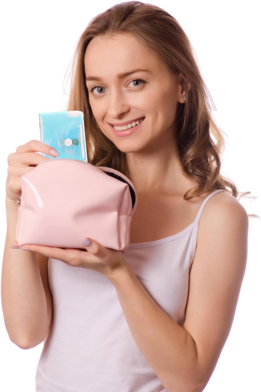 KESYOO Stylish Holographic Clear Transparent Credit Holder - Iridescent Wallet for Women 4.13 X 3.14 X 0.78 Inch - Image 2