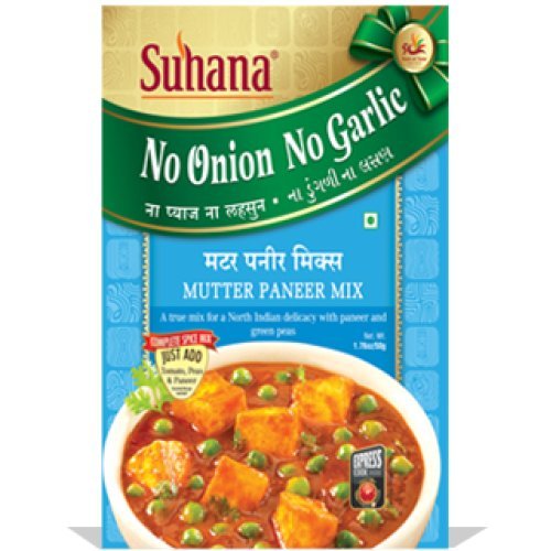 Suhana Mutter Paneer Masala Mix Without Onion & Garlic (Nong)- Pack of 6 (B07BLYN268) Amazon Price History, Amazon Price Tracker
