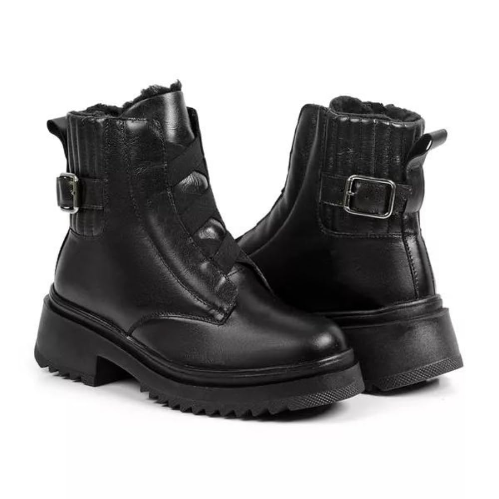 Bota Feminina de Inverno em Couro Forrada com Lã Impermeável – Chicago em promoção! Veja a oferta e mais achadinhos de Botas 2 Hoje é o melhor dia para comprar Bota Feminina de Inverno em Couro Forrada com Lã Impermeável – Chicago com aquele preço maroto! Promoção! Aproveite a oferta! 2