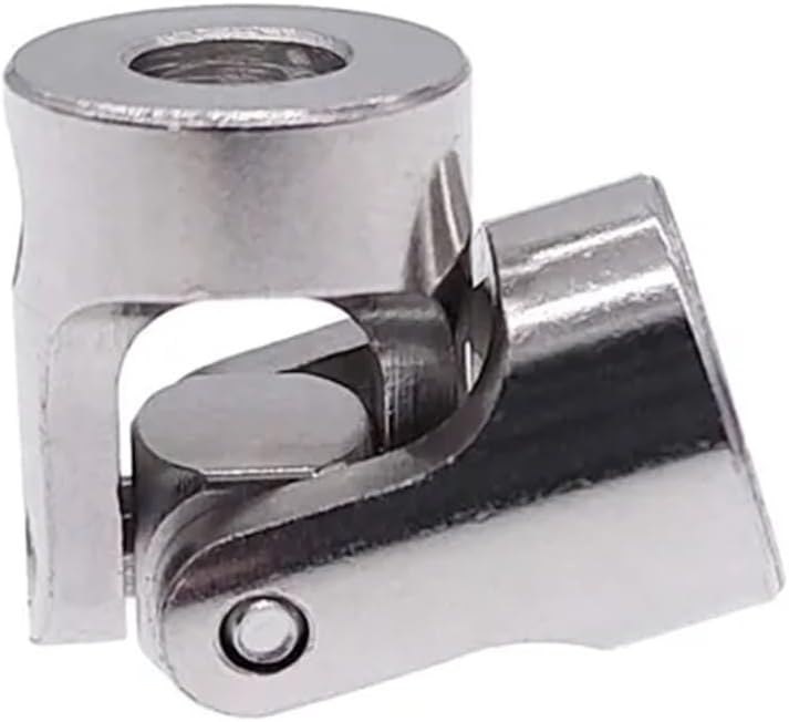 Universal Shaft Coupling 3/3.17/4/5/6mm Car Boat Metal Coupler Joint Coupling Steel Motor Connector Length 23mm Width 11mm (Size : 6mm-6mm)