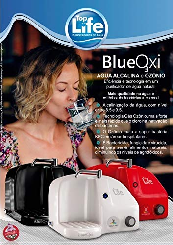 Purificador Alcalino e Ozonizado Água natural Blue Oxi (220v) (Preto)