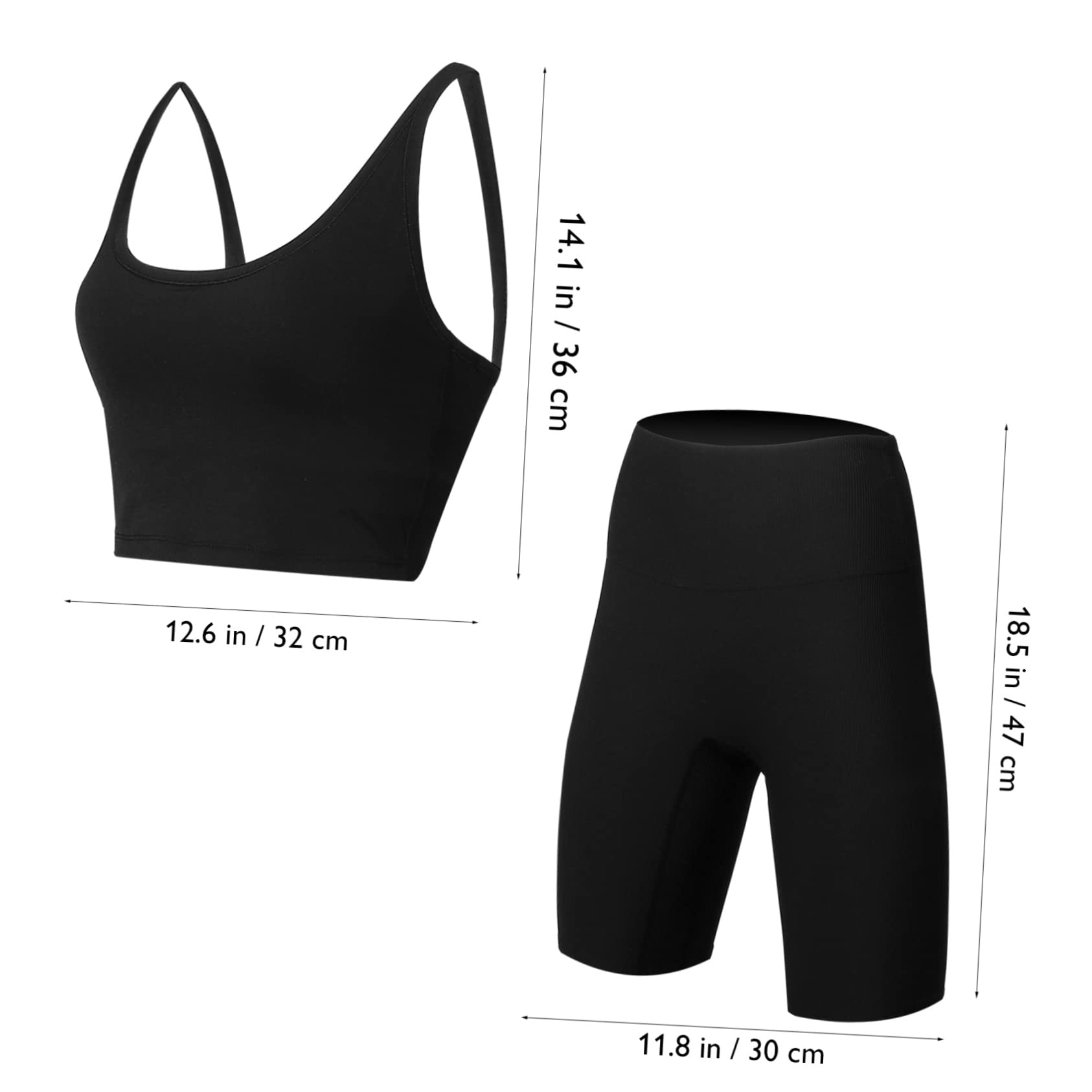 Conjunto Deportivo Mujer sin Costuras Top Cintura Alta Shorts Gimnasio Yoga Fitness Cómodo Clásico